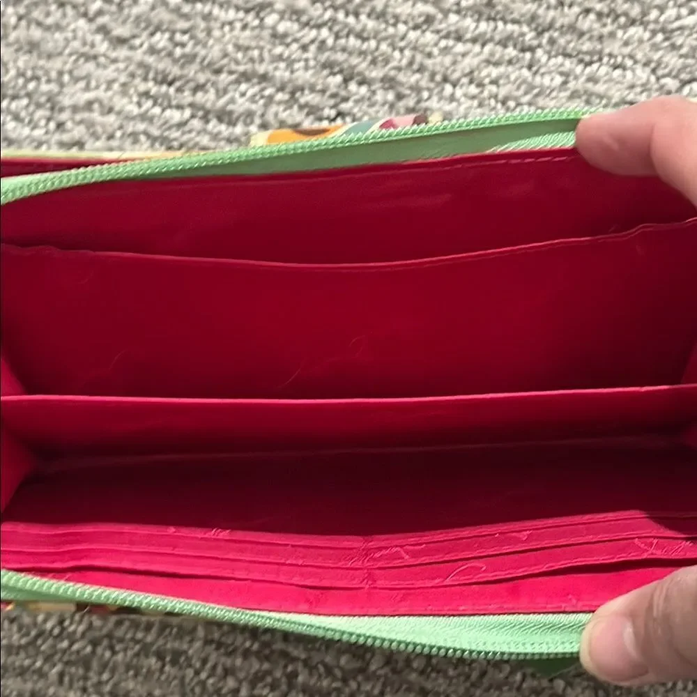 Floral Multicolor Women's Wallet - Picture 3 of 4